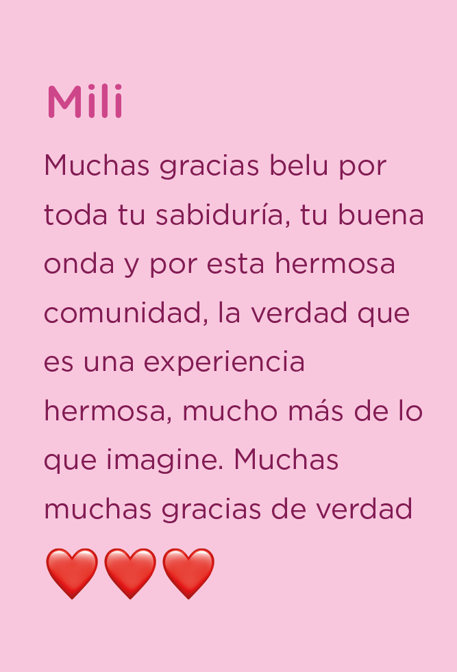 Testimonio de una alumna